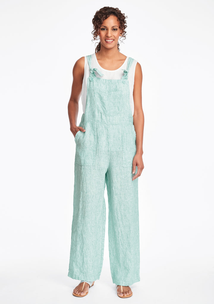 overalls linen overalls green
