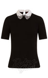 Hell Bunny Bow Top detail Hell Bunny Bow Top detail