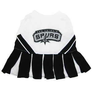 NBA - San Antonio Spurs Dog Cheerleader Dress - Three Humans & A Dog Company