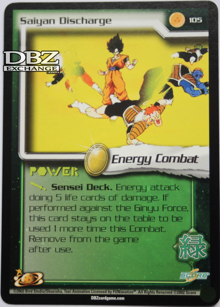 105 Saiyan Discharge