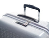 HARDSIDE 4-WHEELS SUITCASE GLITTER SILVER (24" UPRIGHT) 34125PC