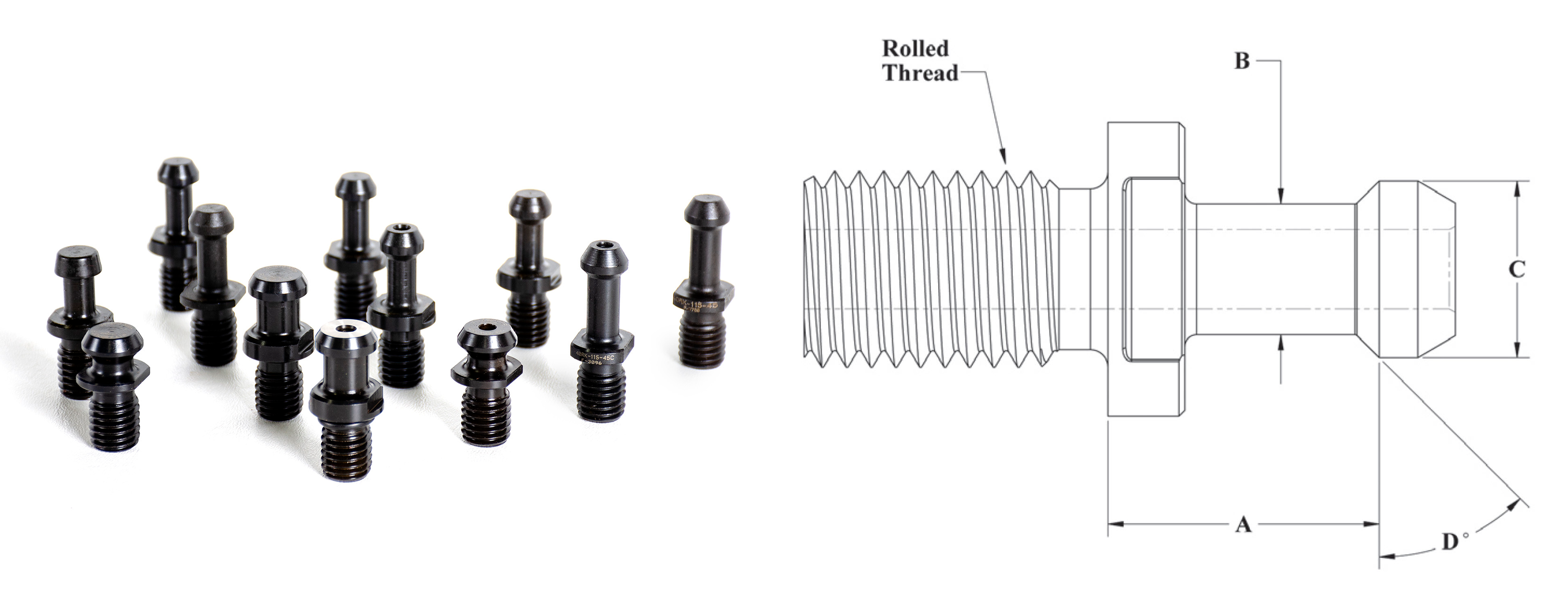 CAT 40 Standard Retention Knobs