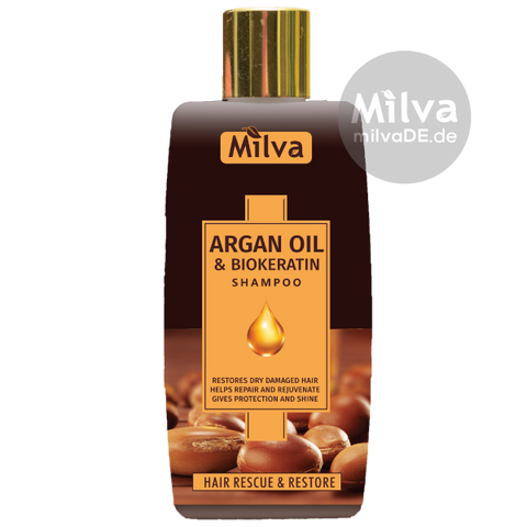 MILVA Shampoo Arganöl und Bio-Keratin