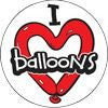 STICKERS AA011 <br>I Love Balloons