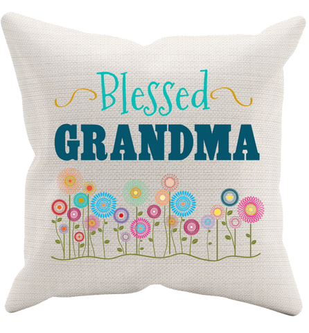 Blessed Grandma Pillowcase, Pillow Case, Trexify, FamilyTrophy.com - FamilyTrophy.com