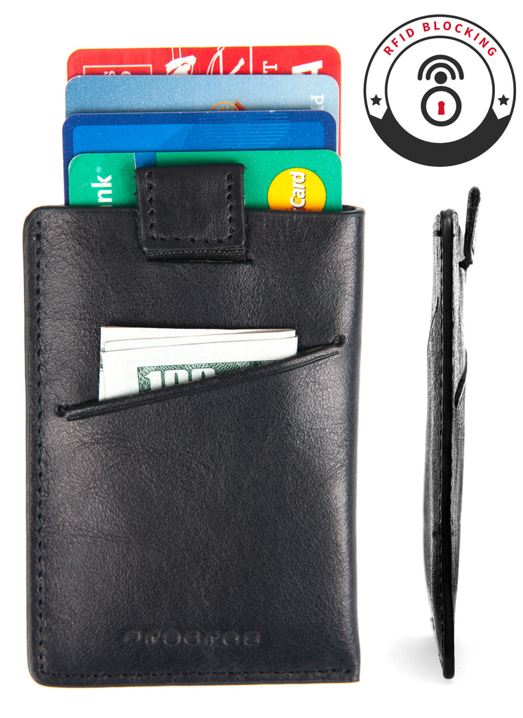 Genuine Leather Pull Tab Wallet