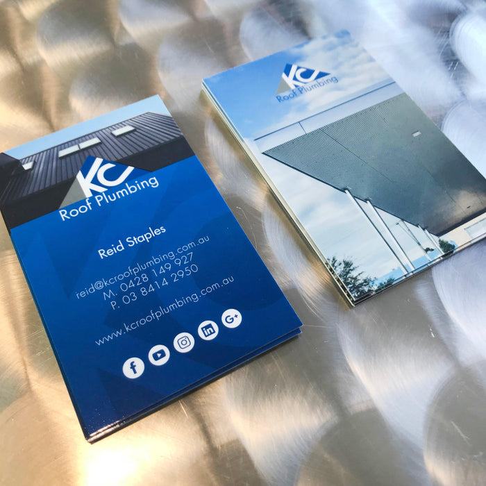 Roof Plumbing Premium Business Cards
