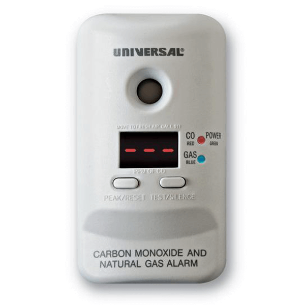 2-in-1 Carbon Monoxide and Natural Gas Smart Alarm (Plug-In)