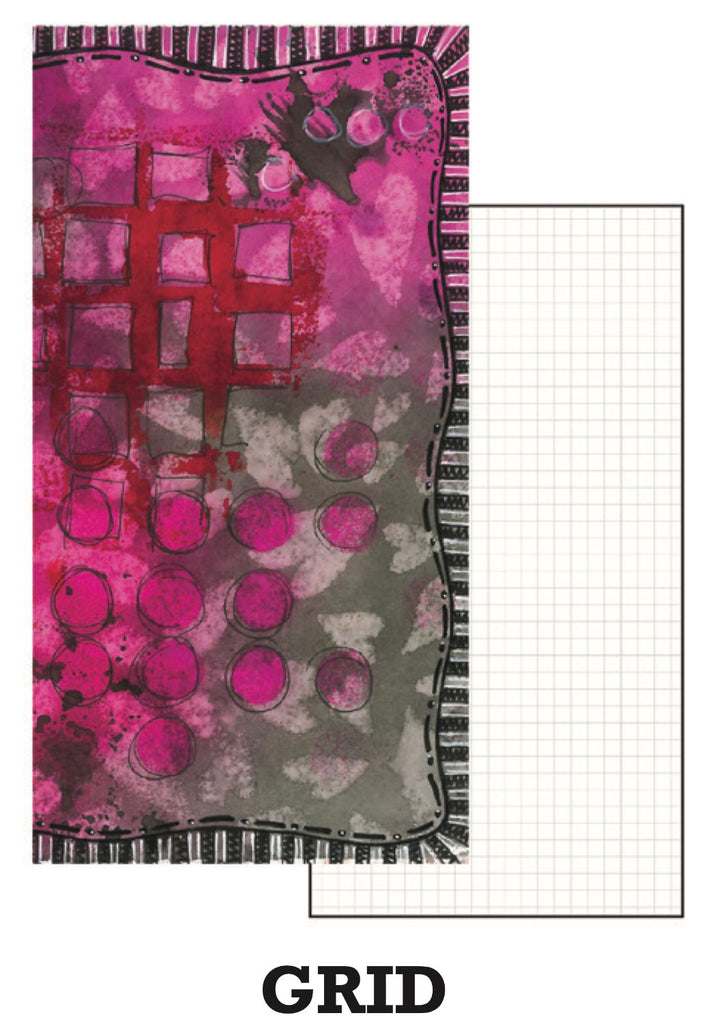Dyan Reaveley's Dylusions Dyalog Insert Book Grid - Artified Shop