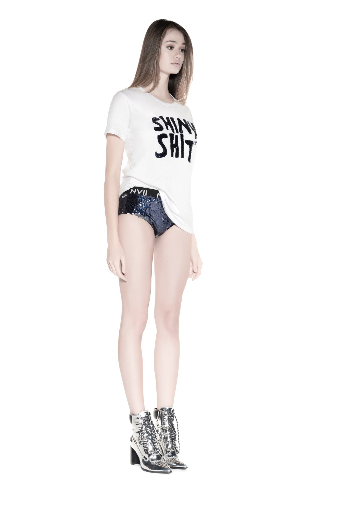 NOMAD VII - SHINY SHIT TSHIRT (CUSTOMIZE YOUR OWN) - NOMAD VII X ANNE BOWEN