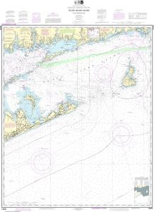 US NOAA Chart 13205 Block Island Sound and Approaches