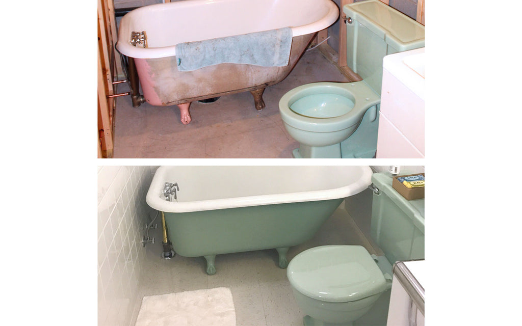 Restoring a 1950s bathroom. The Inkabilly Blog