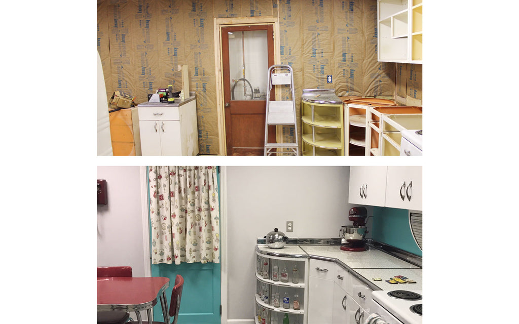 Restoring an original 1950s kitchen. The Inkabilly Blog
