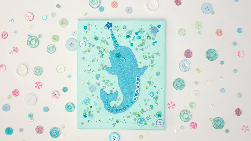Narwhal Wall Art for a Kids Room