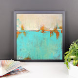 Sea of Whispers - Framed poster print - The Modern Home Co. by Liz Moran