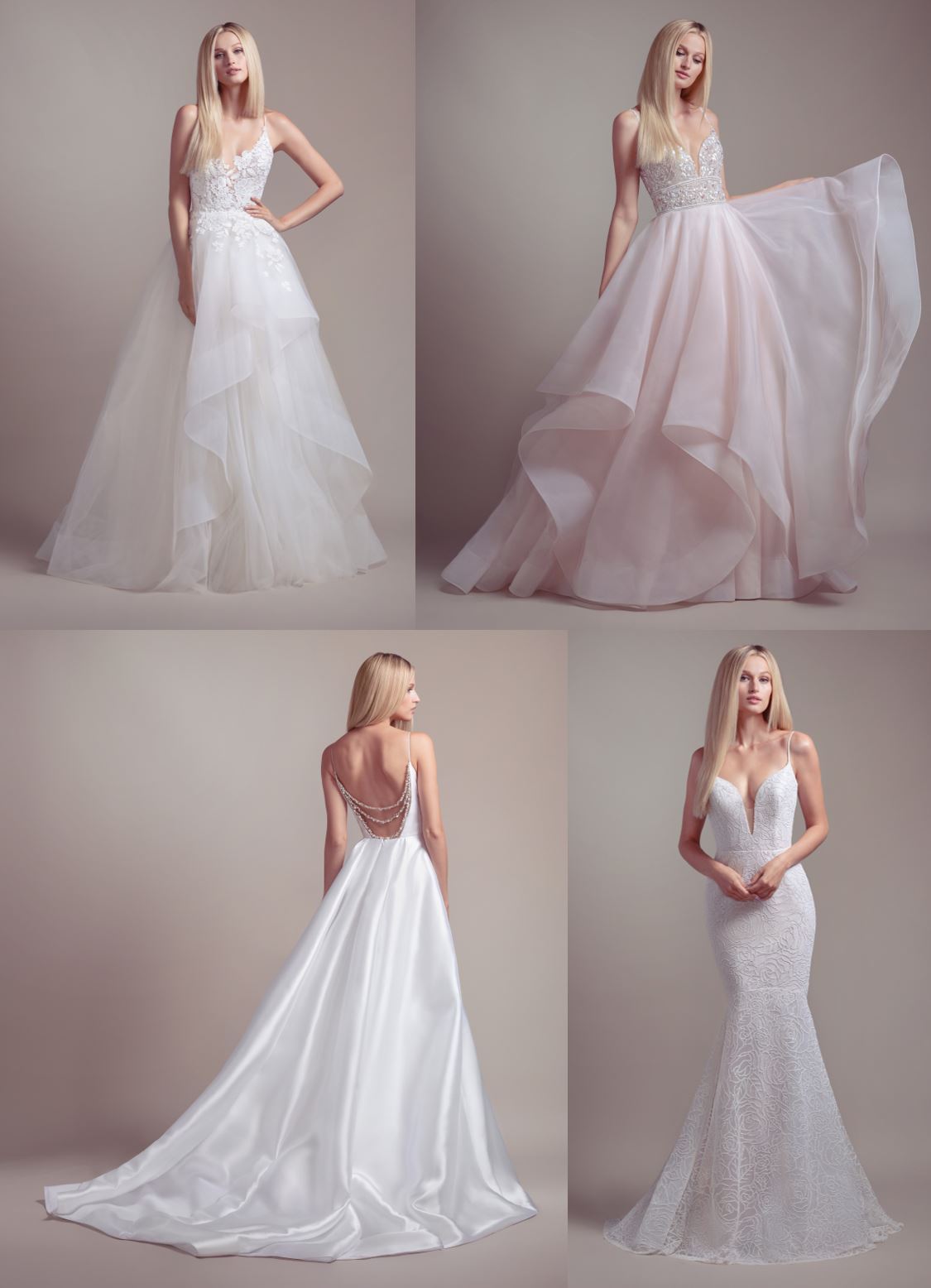 Blush by Hayley Paige Bridal Trunk Show from July 12th to 13th at Lotus Bridal Long Island, NY - Wedding Dresses Include Clover, Fawn, Soleil, Vanna, Finch, Jameson