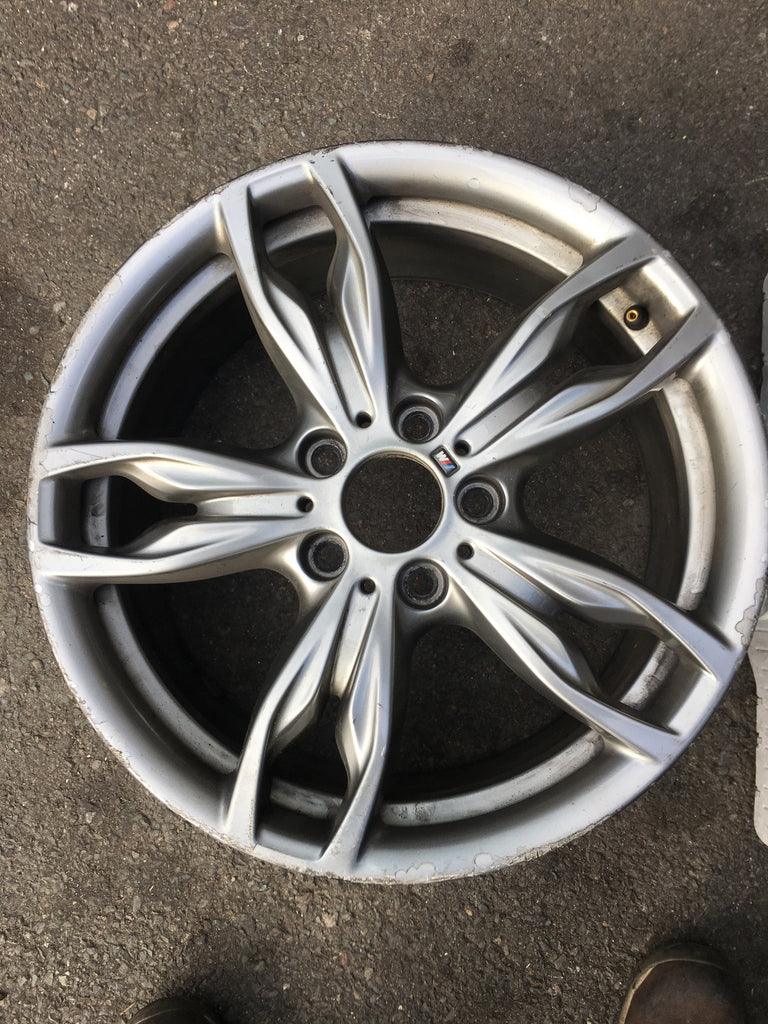 36117845870 BMW 1 SERIES 2016 M DOUBLE SPOKE FRONT ALLOY WHEEL 7.5J F20 F21