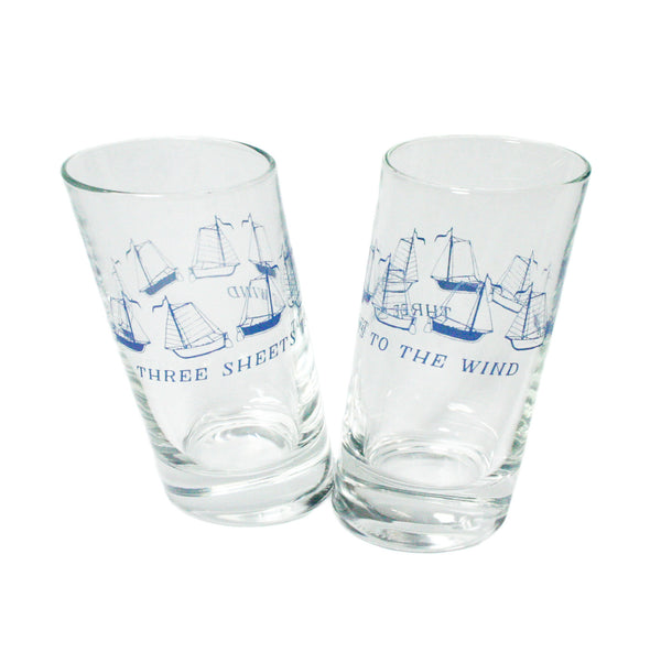 One "Three Sheets to the Wind", Tilted Glass