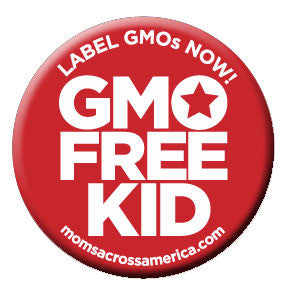 GMO Free Kid Button - 50 Count - Moms Across America