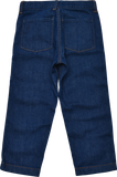 Wide tapered denim // indigo