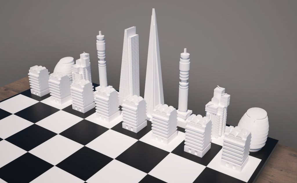 Exclusive Open House Skyline Chess Set