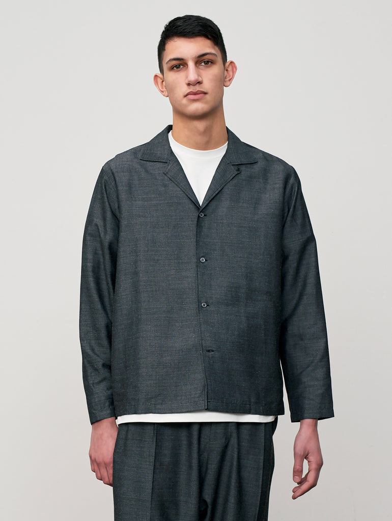 Calico Shirt Slate Grey - Studio Nicholson