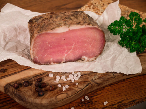 Bio-Lachsschinken vom Freilandschwein