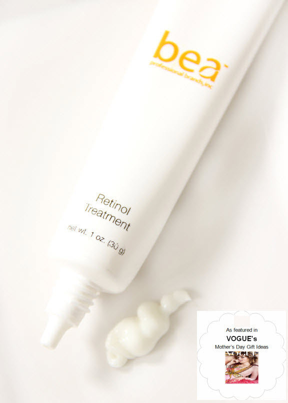 Bea Skincare and Cosmetics™- As seen in Vogue's Mother's Day Gift Ideas. Retinol with Aloe & Chamomile Extracts, Shea Butter & Soybean Oil and anti-oxidants Vitamins A and E™