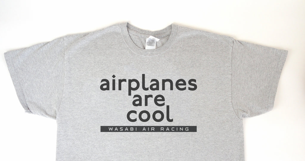 Wasabi Air Racing - Airplanes are Cool T-Shirt (Short Sleeve)