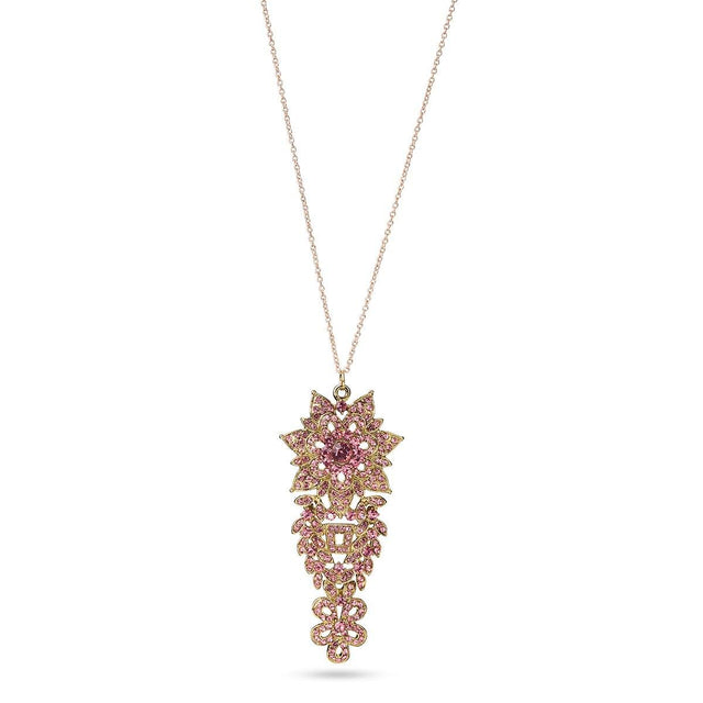 Equally Ever After - Pink Gemstones Necklace - Shoes by Shaherazad