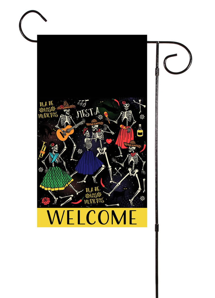 Day Of The Dead Garden Flag