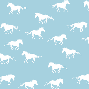 Hawthorne Threads - Horse Silhouette - Horse Silhouette in Robins Egg