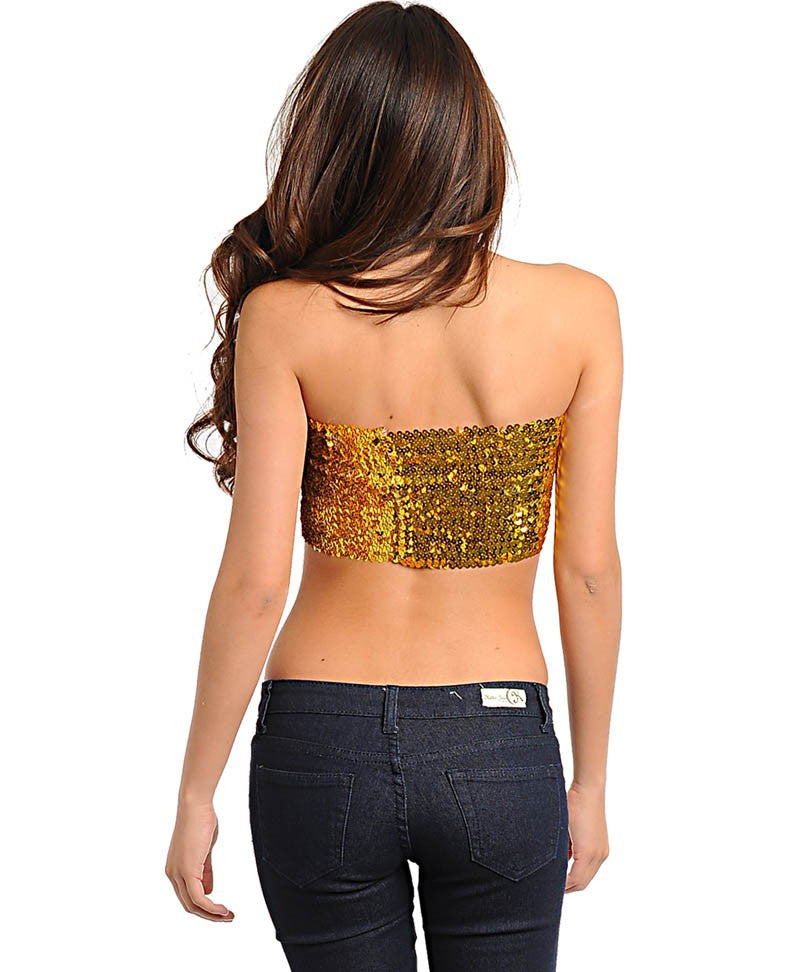 Sequin Bandeau - 8" Length