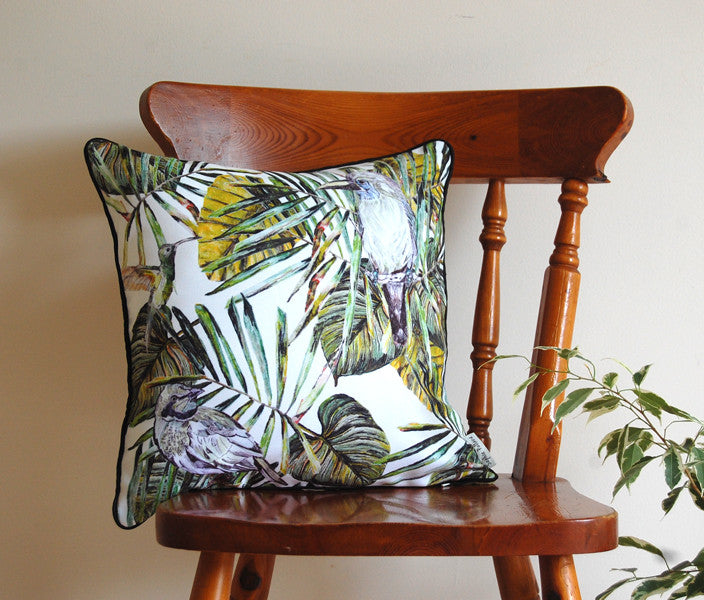 Tropical Bird Cushion