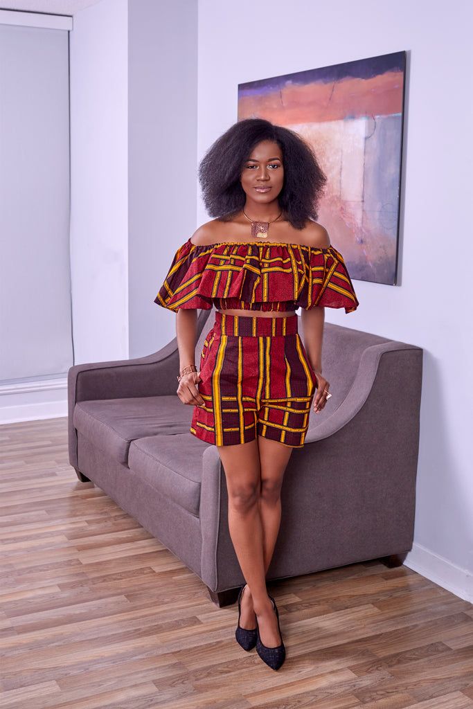Nnenne short set