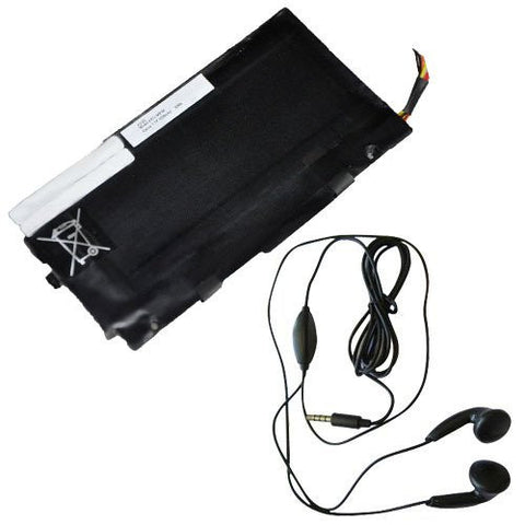 Amsahr® Extended Life Replacement Battery for ASUS AP21-MK0, ASUS AP21-MK90, Asus Eee PC MK90H, ASUS Eee PC T91 ASUS 07G031000900,ASUS AP21-MK90(2 Cells 4200mAh, 30WH) - Includes Stereo Earphone