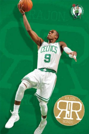 SPT33328 "Boston Celtics - Rajon Rondo 11/12" (22 X 34)