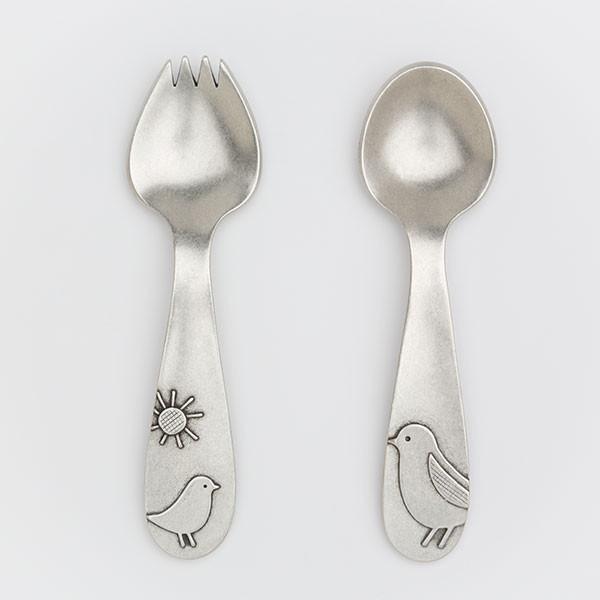 Beehive Mama & Baby Bird Spoon Set