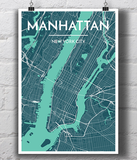 Manhattan City Map