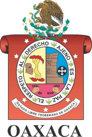 Oaxaca Mexico. Coat Of Arms Decal Sticker Full Color/Weather Proof.