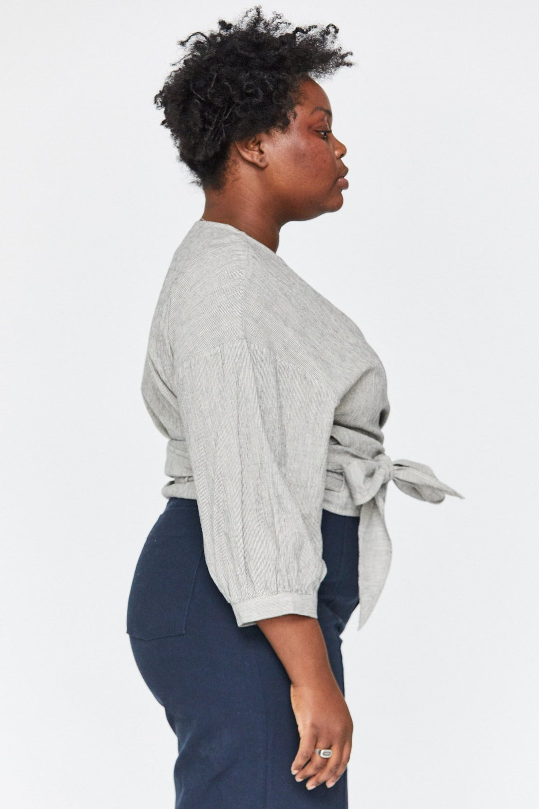 Esby Apparel Plus Size Ethical Fashion | Plus Size Colette Wrap Top