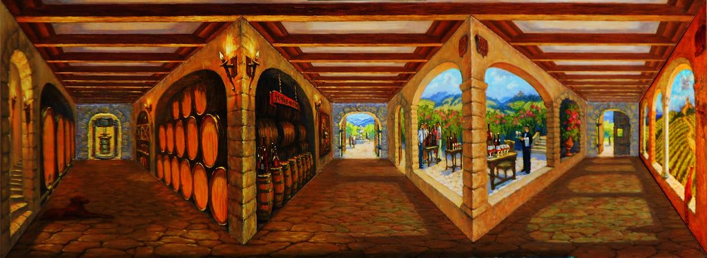 California Wine Country - 3D Sculpture