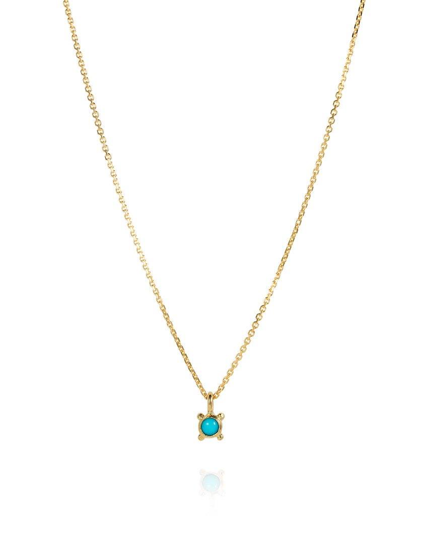 Sea Dot Necklace Turquoise