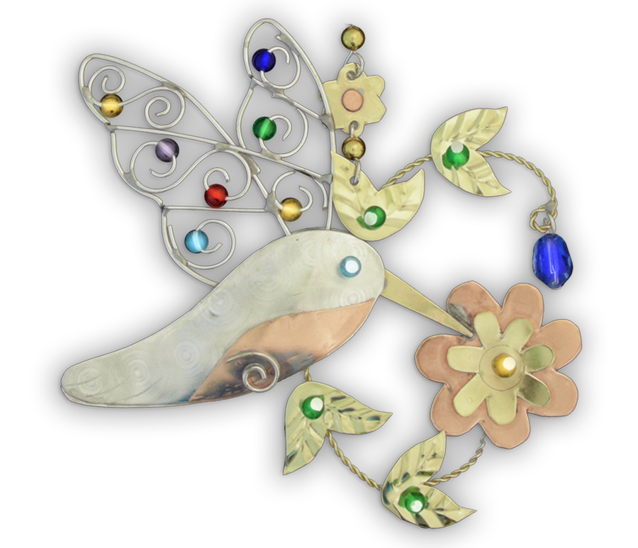 Hummingbird Ornament - Handmade Ornament