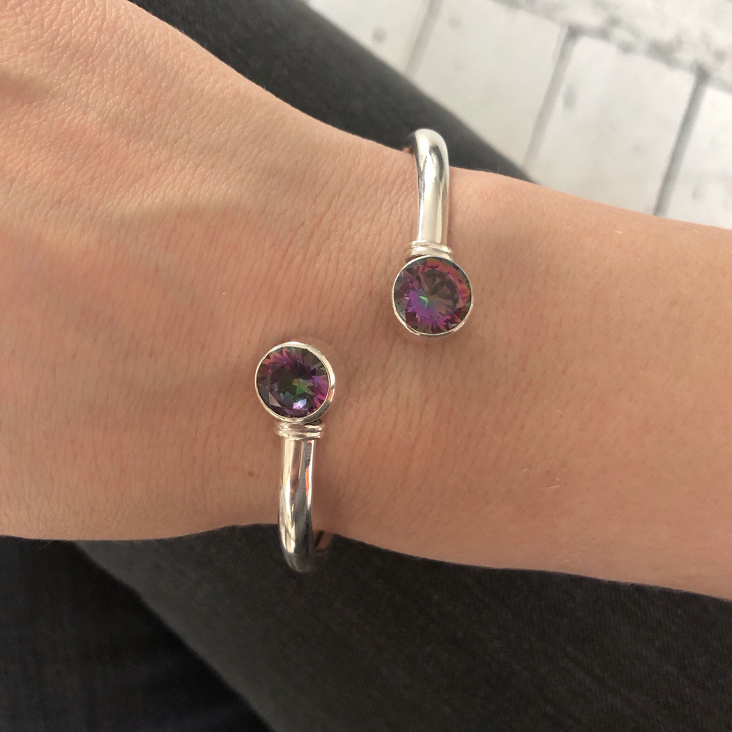 NAJA RAINBOW SILVER BRACELET