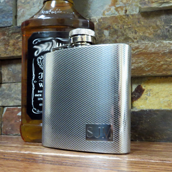 Personalized Textured Flask