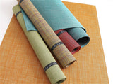 Mini Basketweave Sandstone Woven Mat