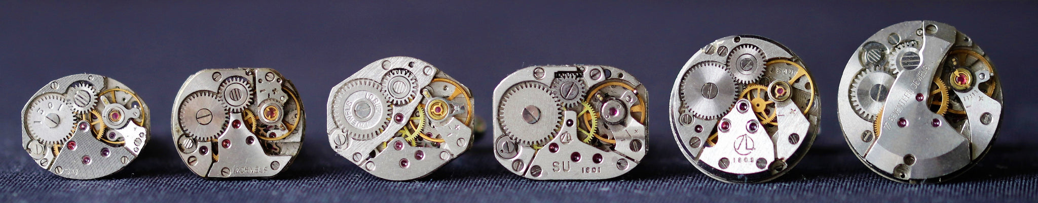 Round Levelled Watch Movement Lapel Pin
