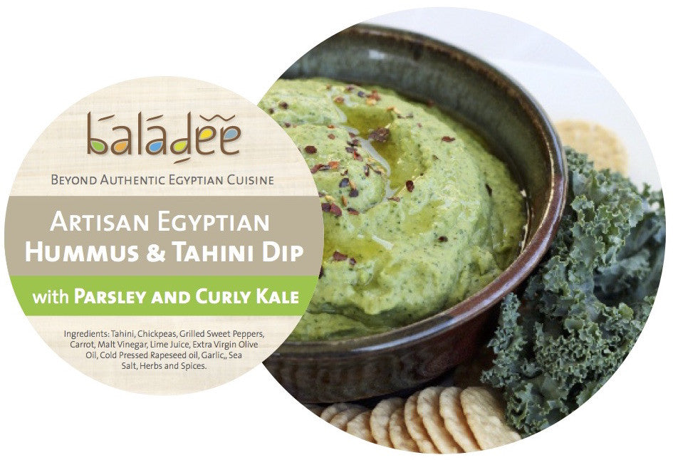 PARSLEY AND CURLY KALE SUPER HUMMUS