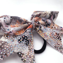Kitty Sparkles Cheer Bow - Bling Bow Love - 2